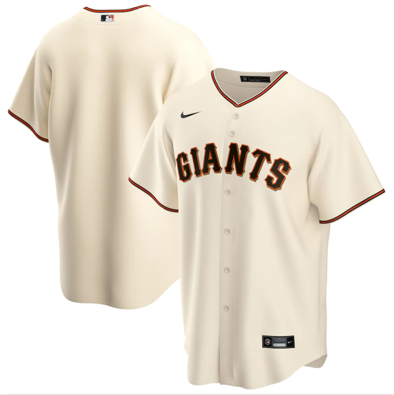 Men's San Francisco Giants Cream White Base Stitched Jersey Men's San Francisco Giants Cream White Base Stitched Jersey